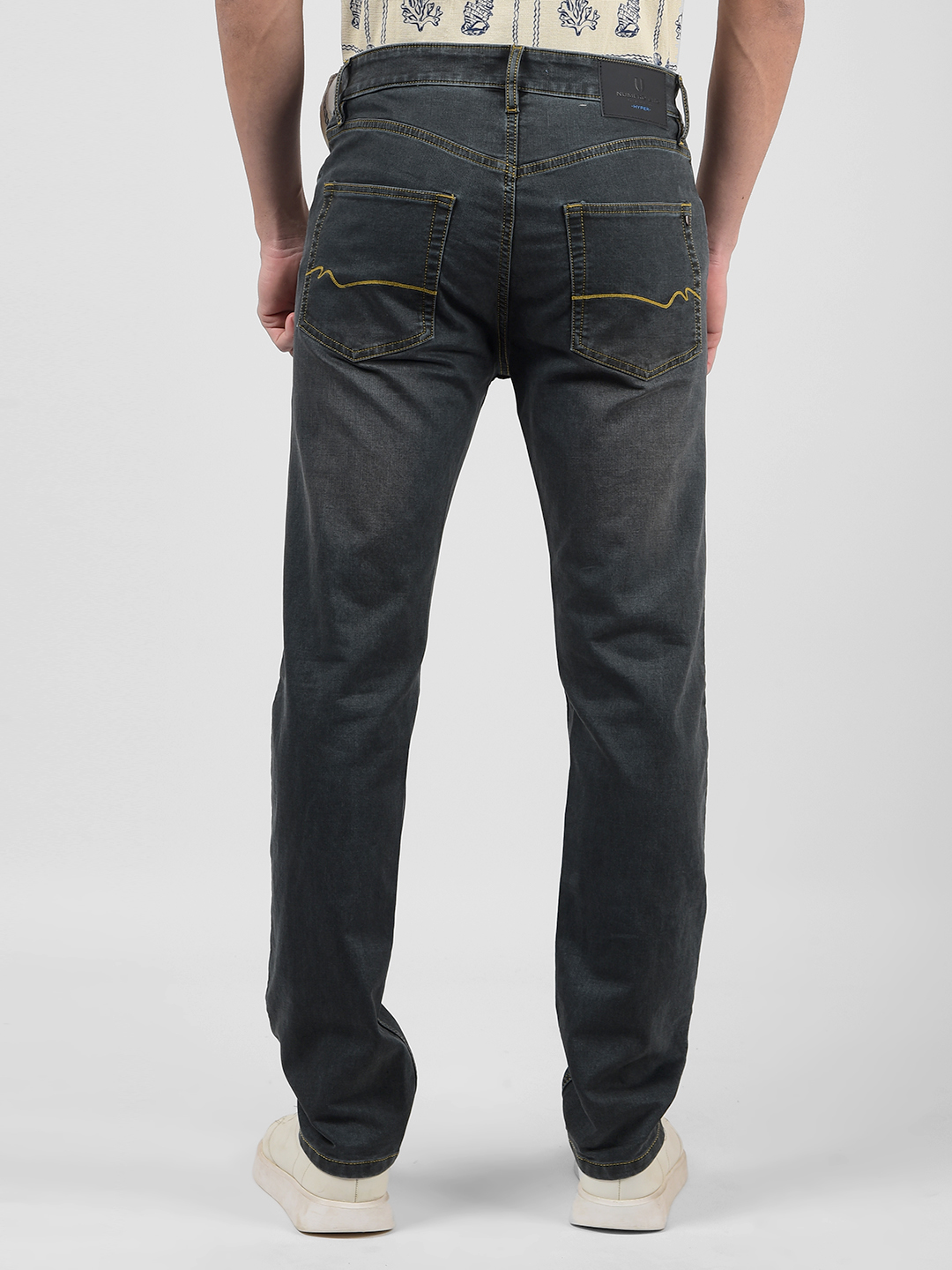 Numero Uno Men Solid Black Jeans